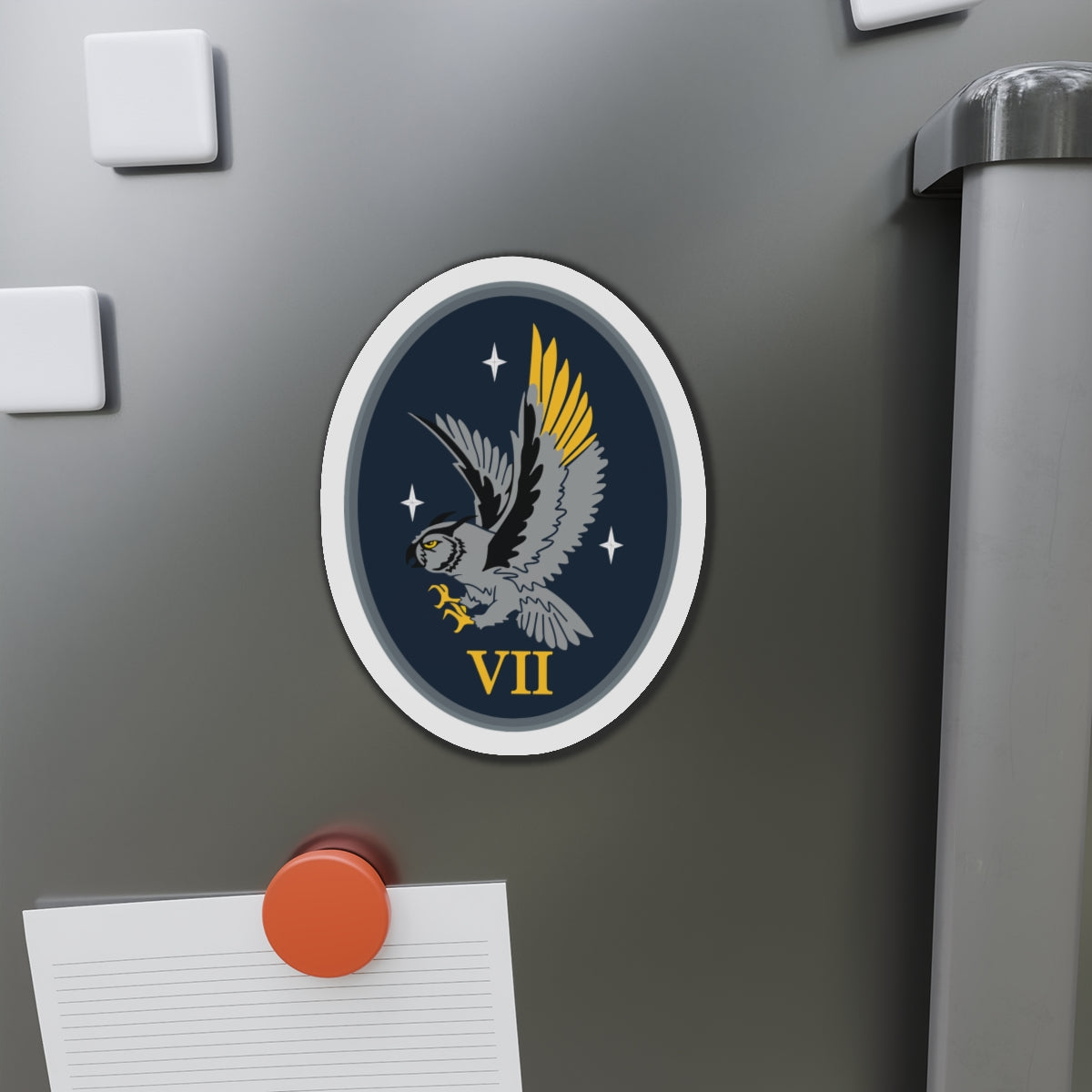 Die-Cut Magnet - USSF - 7th Space Warning Squadron wo txt