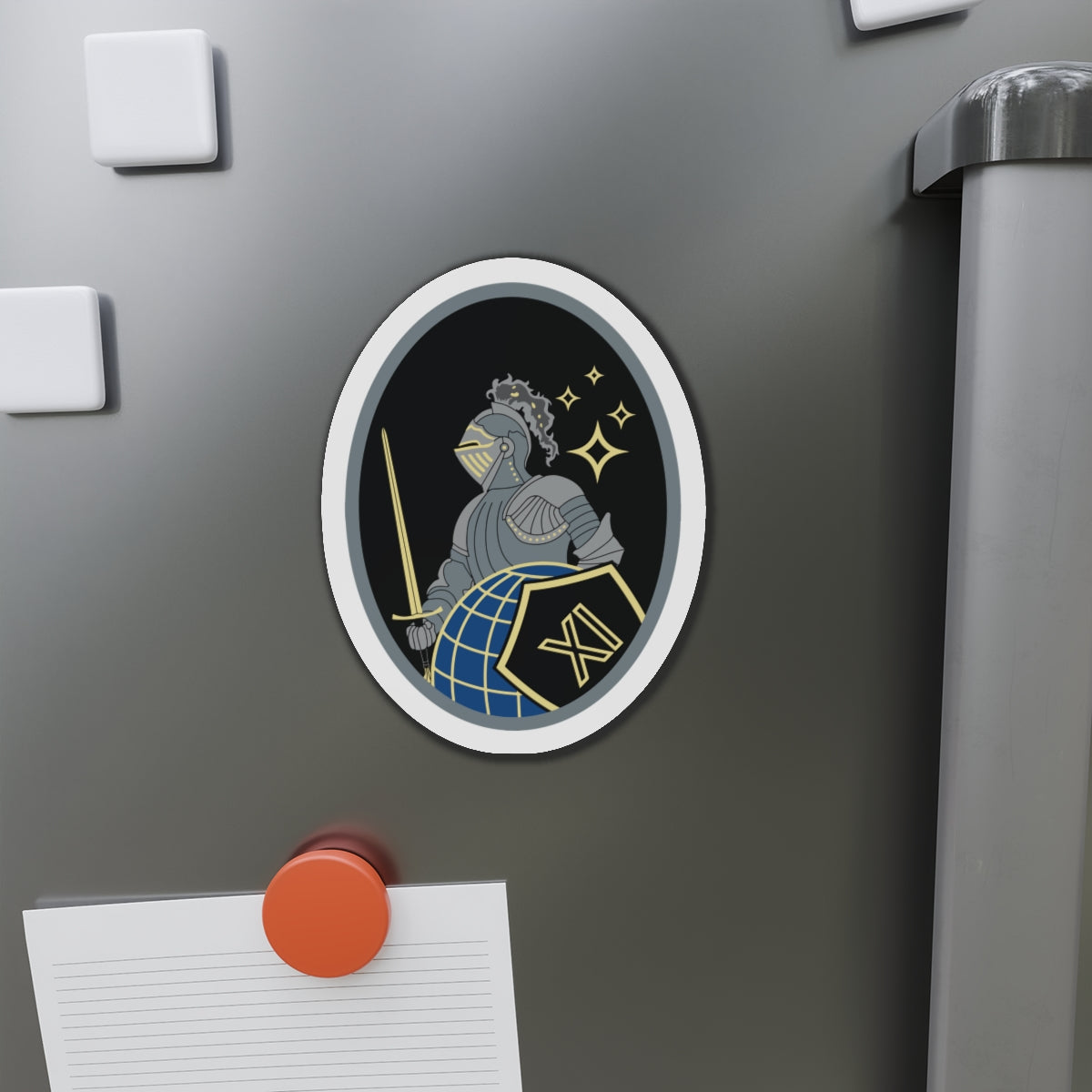 Die-Cut Magnet - USSF - 11th Space Warning Squadron wo txt