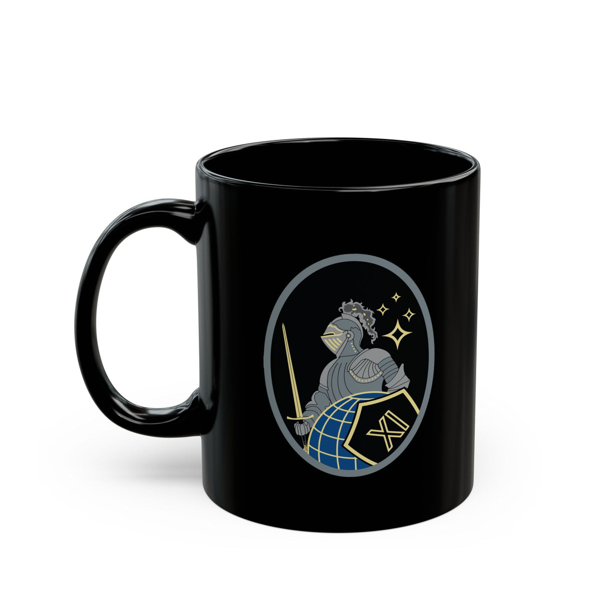 Black Mug (11oz, 15oz) - USSF - 11th Space Warning Squadron wo txt