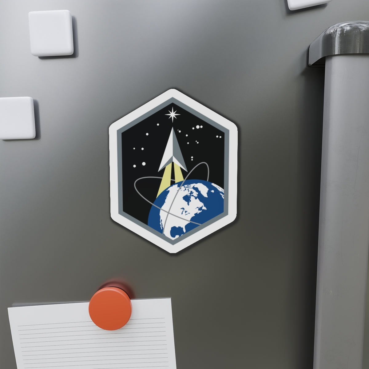 Die-Cut Magnet - USSF - Space Base Delta 2 wo txt