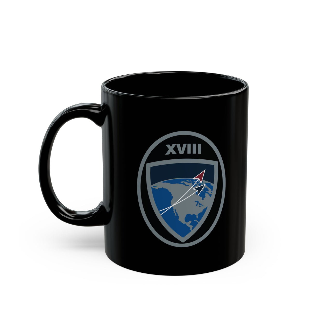 Black Mug (11oz, 15oz) - USSF - 18th Space Defense Squadron wo txt