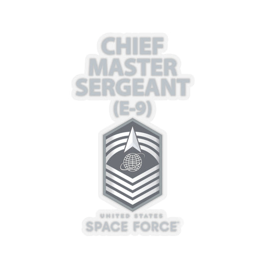 Kiss-Cut Stickers - USSF - E9 Chief Master Sergeant - US Space Force X 300
