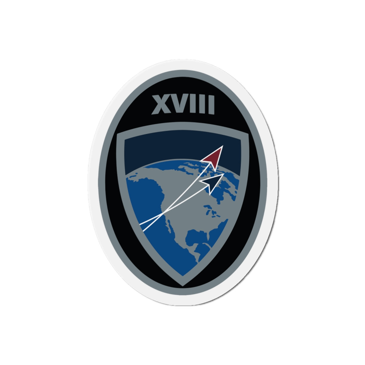 Die-Cut Magnet - USSF - 18th Space Defense Squadron wo txt