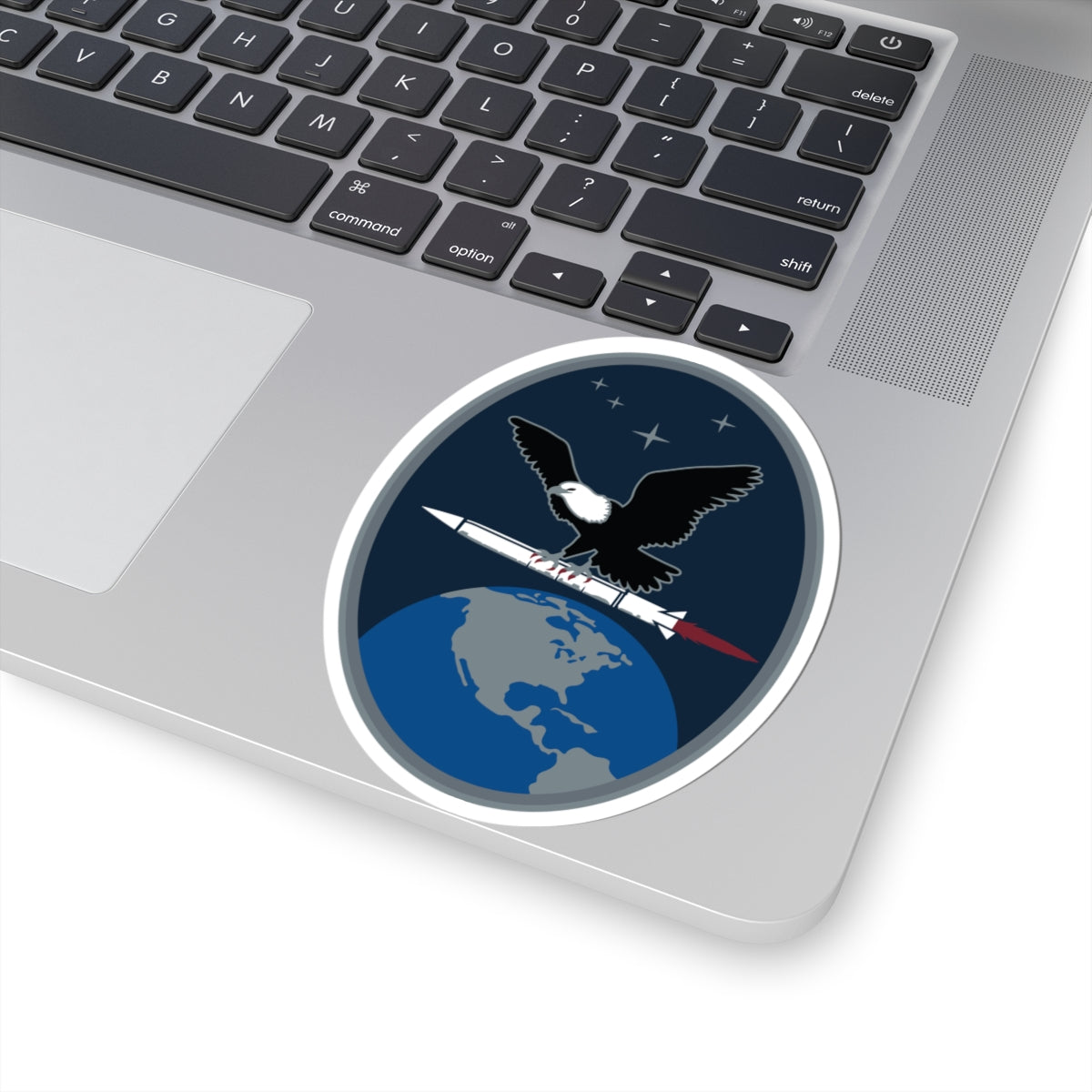 Kiss-Cut Sticker - USSF - 2nd Space Warning Squadron wo txt X 300