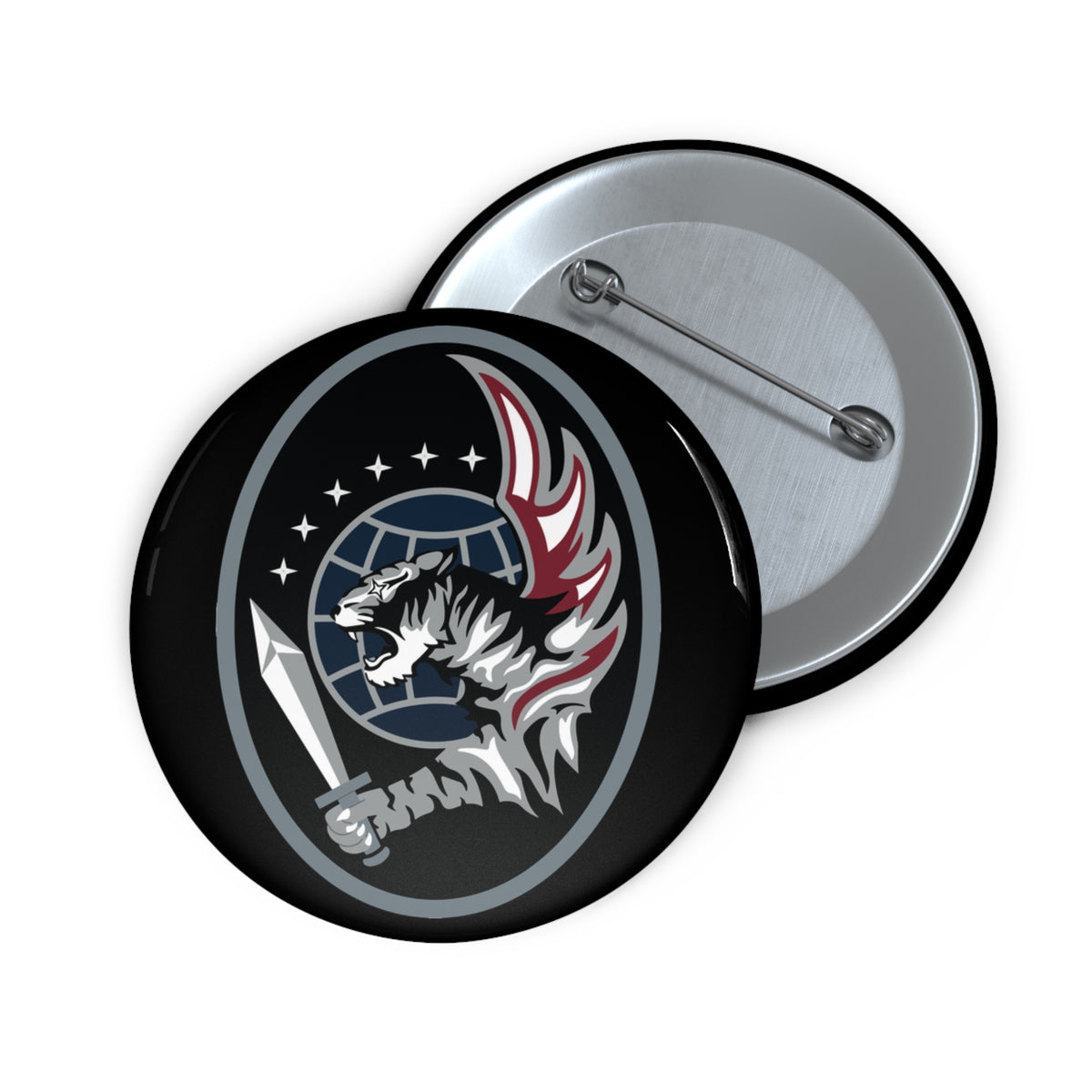 Custom Pin Button - USSF - 55th Combat Training Squadron wo txt