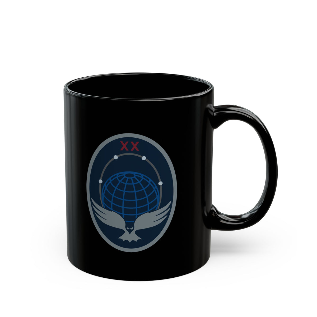 Black Mug (11oz, 15oz) - USSF - 20th Space Surveillance Squadron wo txt