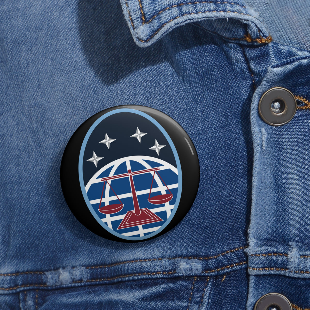 Custom Pin Button - USSF - 4th Test and Evaluation Squadron wo txt X 300