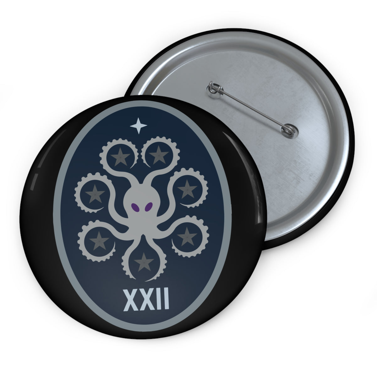 Custom Pin Button - USSF - 22nd Space Operations Squadron wo txt