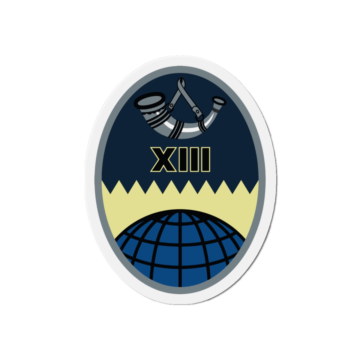 Die-Cut Magnet - USSF - 13th Space Warning Squadron wo txt