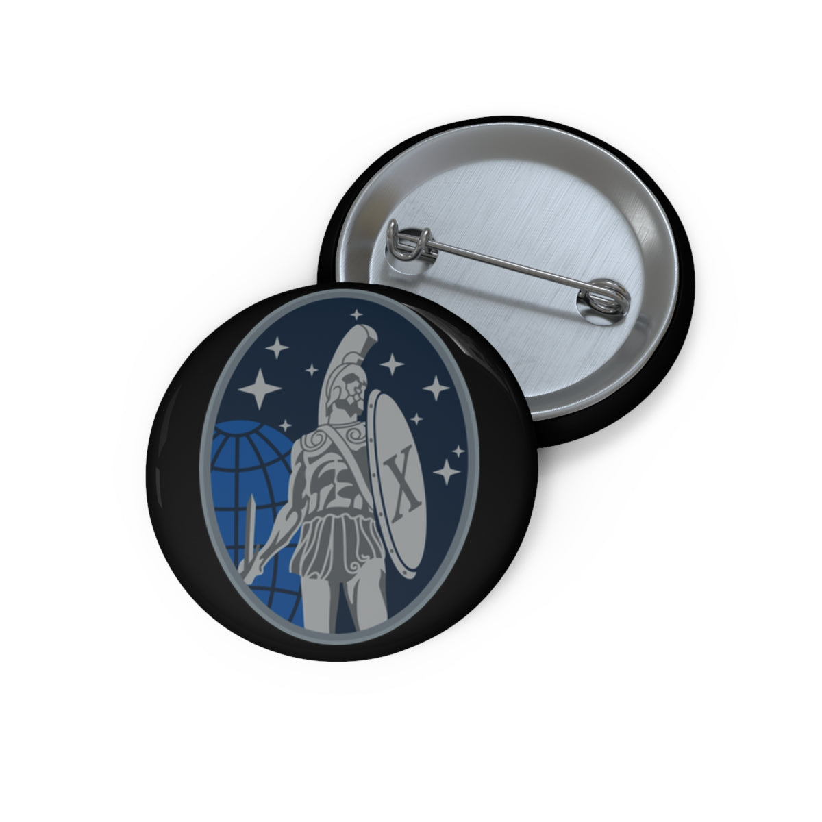 Custom Pin Button - USSF - 10th Space Warning Squadron wo txt