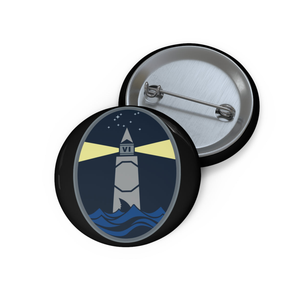 Custom Pin Button - USSF - 6th Space Warning Squadron wo txt