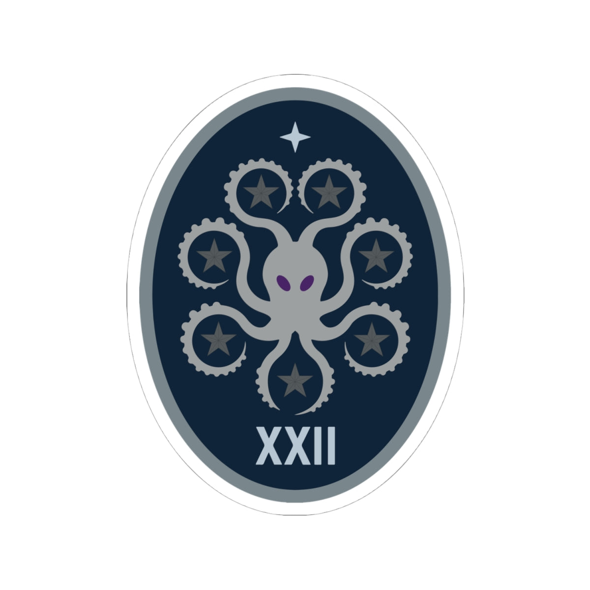 Kiss-Cut Sticker - USSF - 22nd Space Operations Squadron wo txt