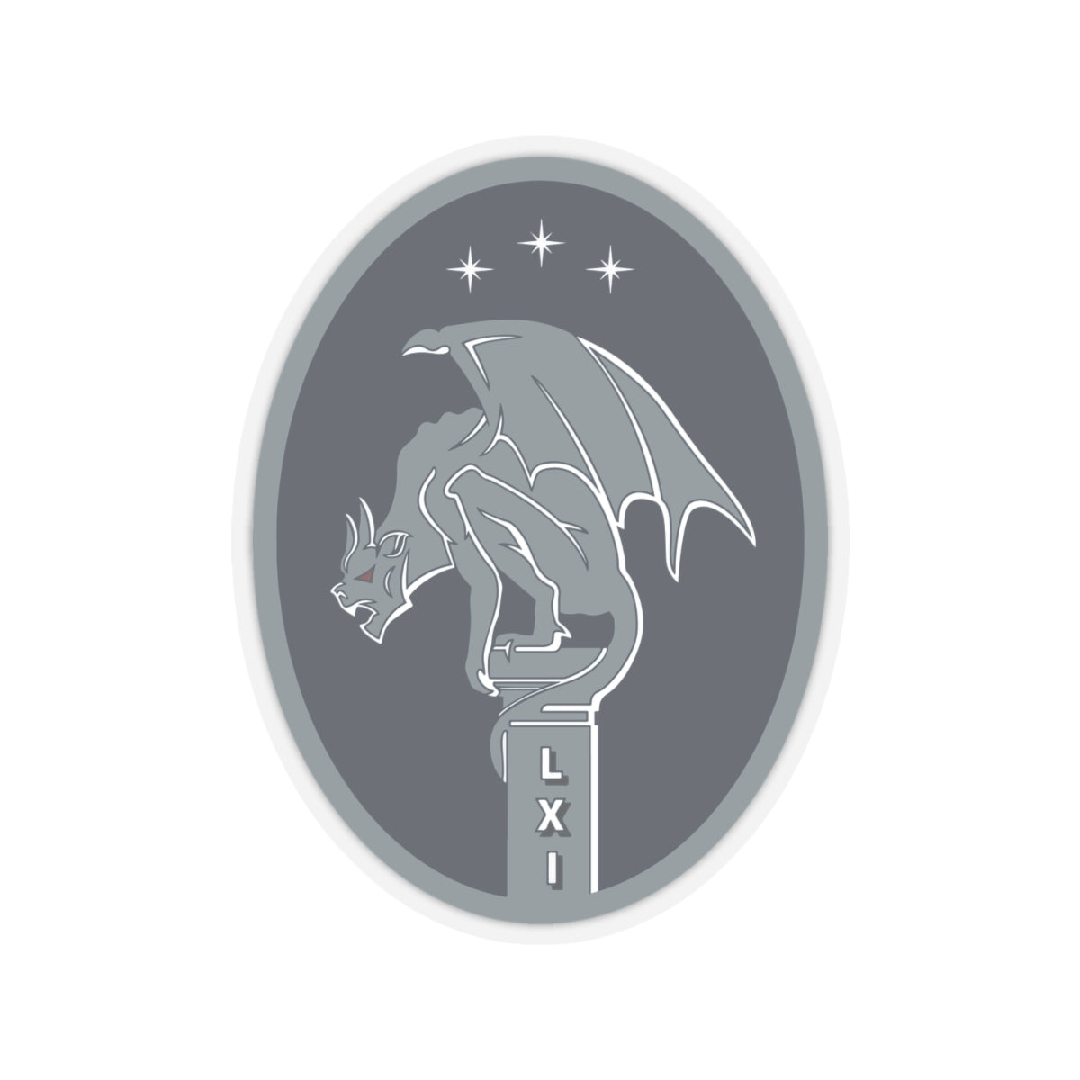 Kiss-Cut Sticker - USSF - 61st Cyberspace Squadron wo txt