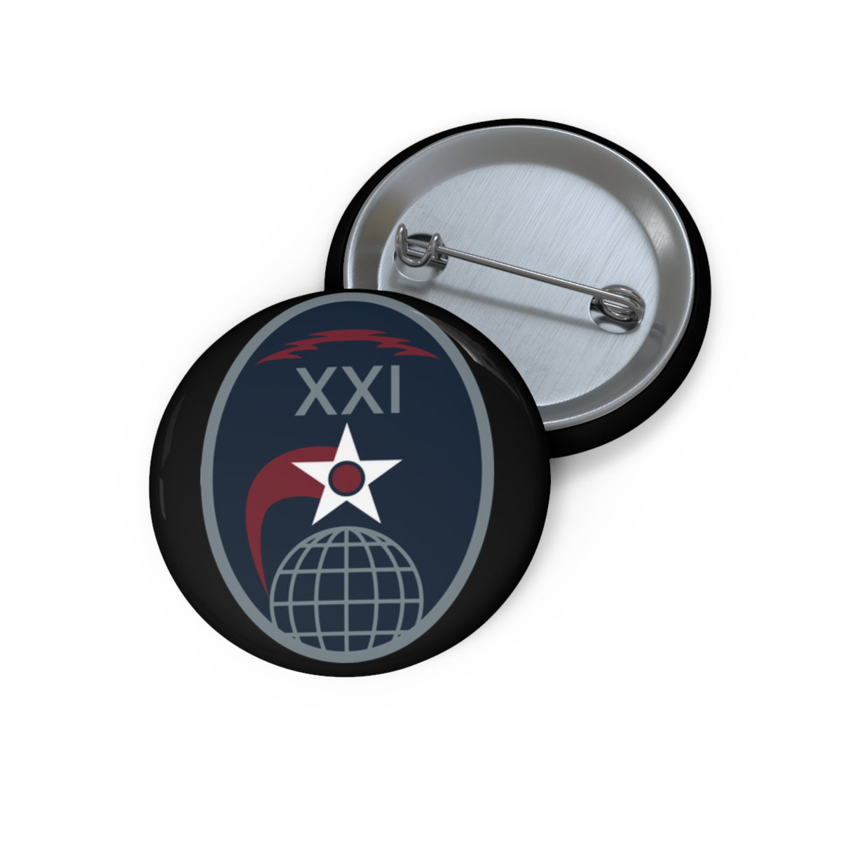 Custom Pin Button - USSF - 21st Space Operations Squadron wo txt