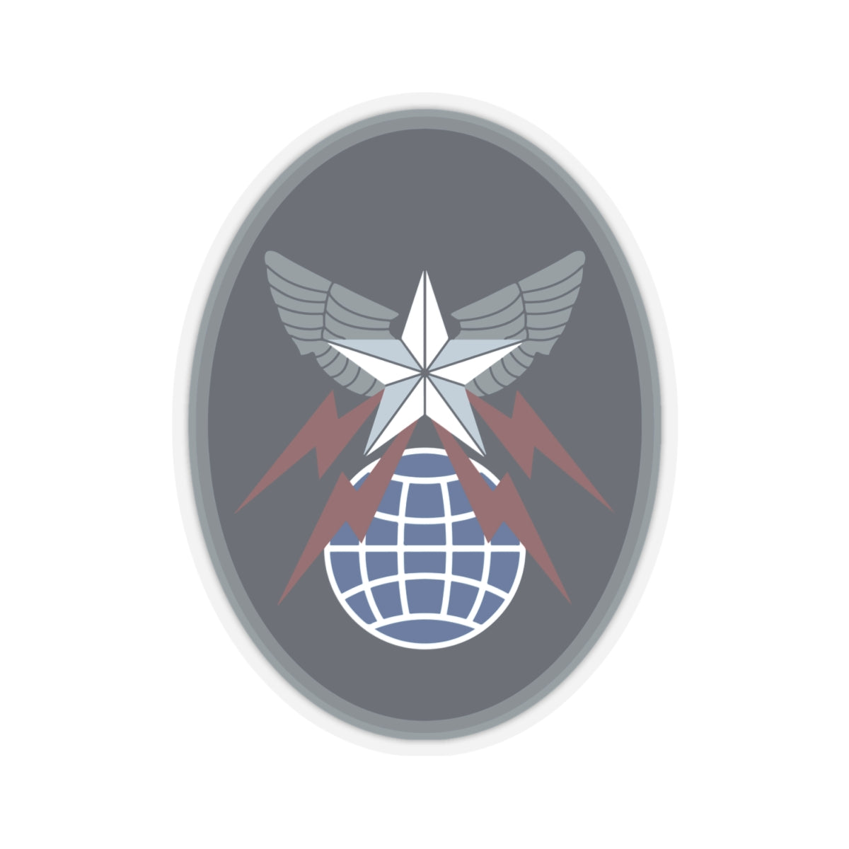 Kiss-Cut Sticker - USSF - 4th Space Operations Squadron wo txt X 300