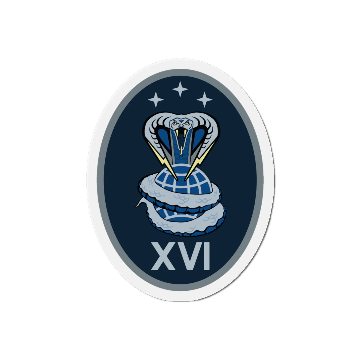 Die-Cut Magnet - USSF - 16th Electromagnetic Warfare Squadron wo txt