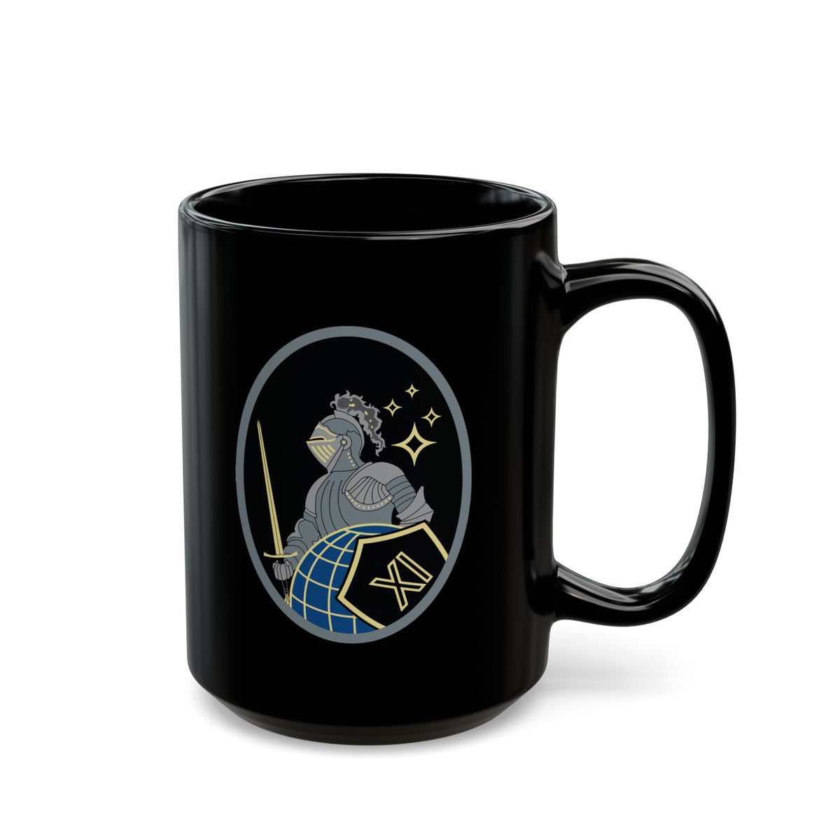 Black Mug (11oz, 15oz) - USSF - 11th Space Warning Squadron wo txt