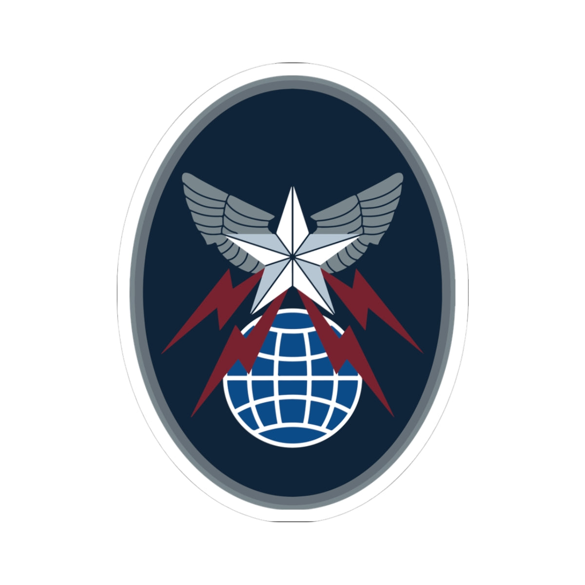Kiss-Cut Sticker - USSF - 4th Space Operations Squadron wo txt X 300