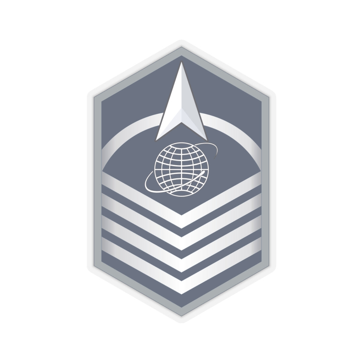 Kiss-Cut Sticker - USSF - E7 Master Sergeant wo Txt