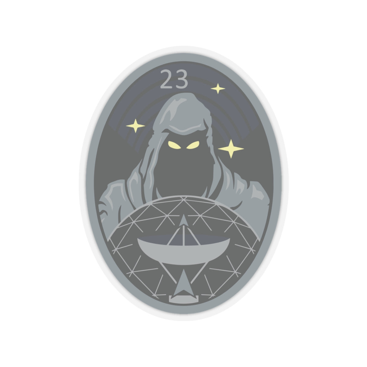 Kiss-Cut Sticker - USSF - 23rd Space Operations Squadron wo txt