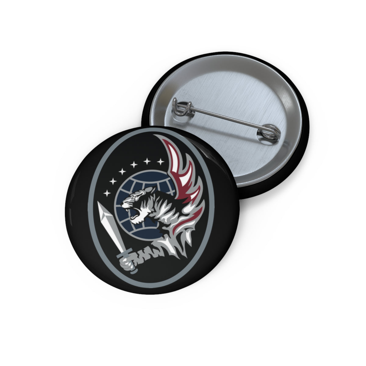 Custom Pin Button - USSF - 55th Combat Training Squadron wo txt