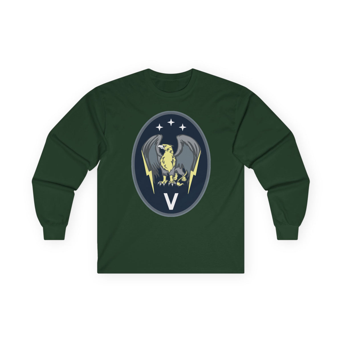 Unisex Ultra Cotton Long Sleeve Tee - USSF - 5th Electromagnetic Warfare Squadron wo txt X 300
