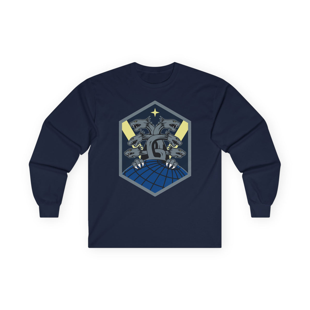 Unisex Ultra Cotton Long Sleeve Tee - USSF - Space Base Delta 1 wo txt