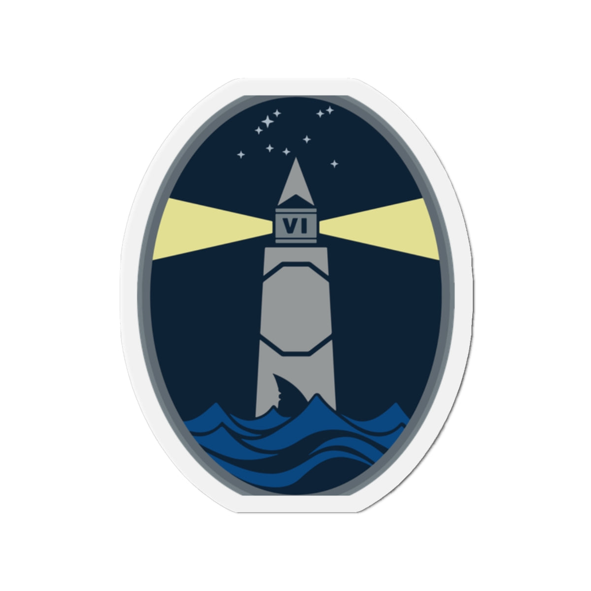 Die-Cut Magnet - USSF - 6th Space Warning Squadron wo txt X 300