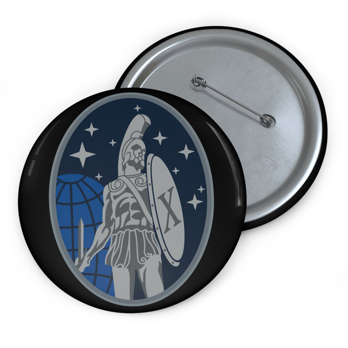 Custom Pin Button - USSF - 10th Space Warning Squadron wo txt