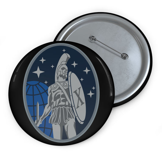 Custom Pin Button - USSF - 10th Space Warning Squadron wo txt