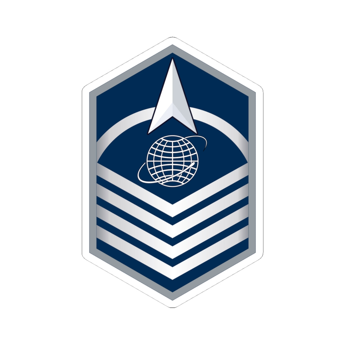 Kiss-Cut Sticker - USSF - E7 Master Sergeant wo Txt