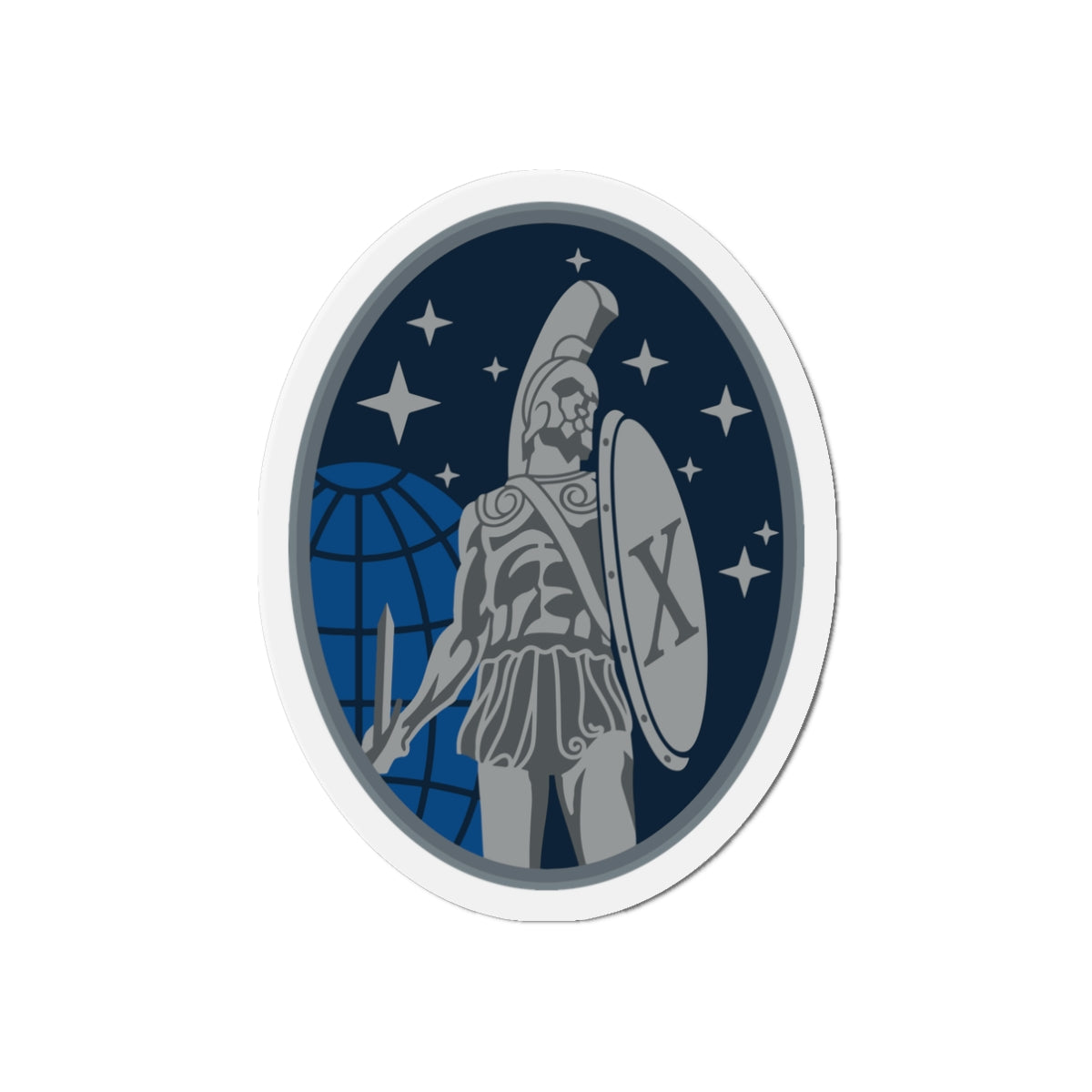 Die-Cut Magnet - USSF - 10th Space Warning Squadron wo txt