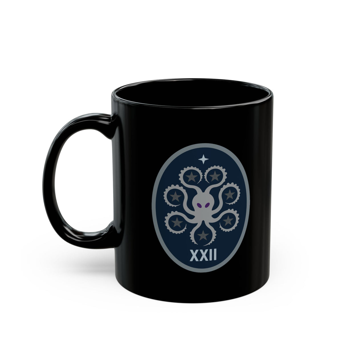 Black Mug (11oz, 15oz) - USSF - 22nd Space Operations Squadron wo txt