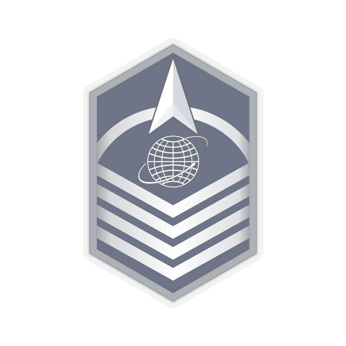 Kiss-Cut Sticker - USSF - E7 Master Sergeant wo Txt