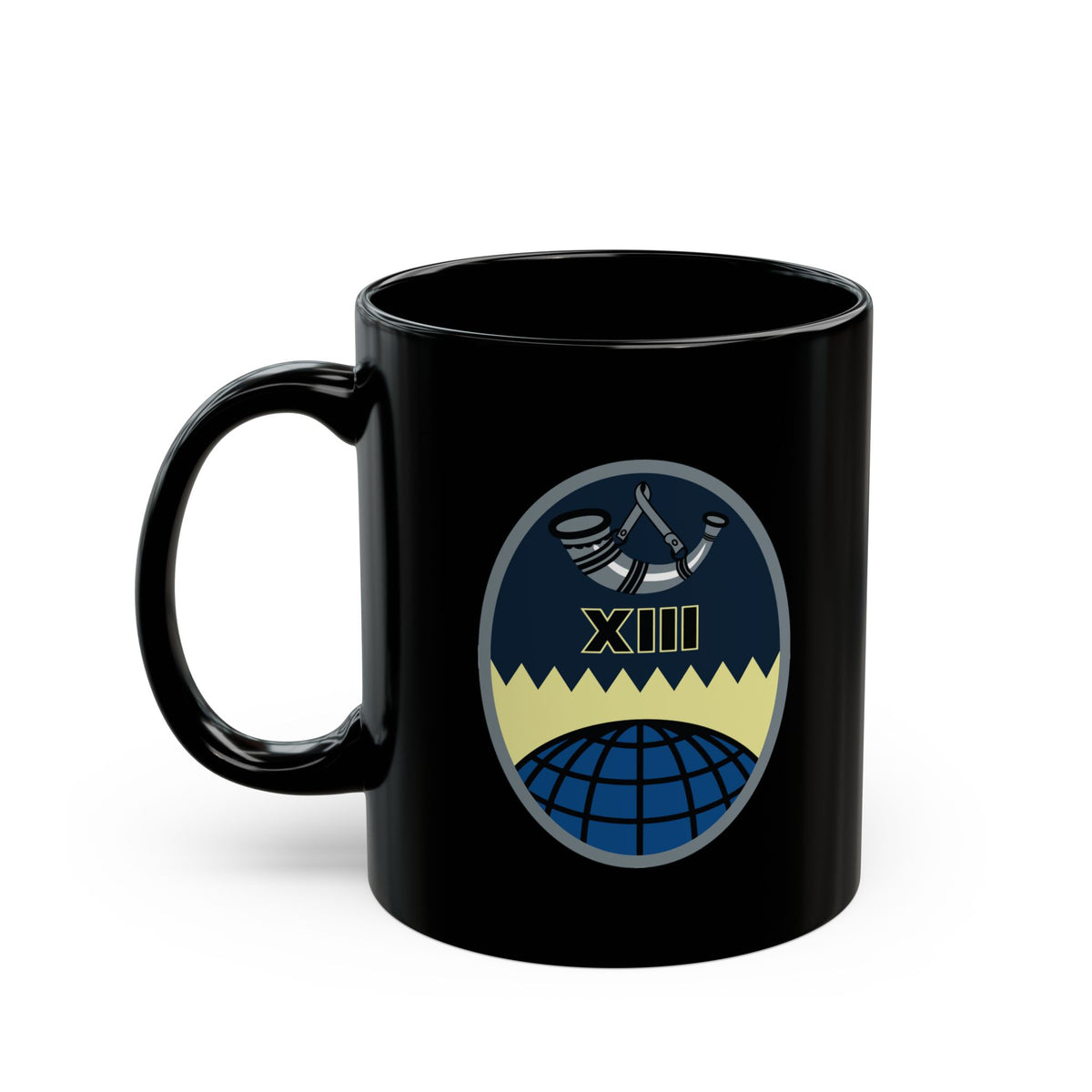 Black Mug (11oz, 15oz) - USSF - 13th Space Warning Squadron wo txt