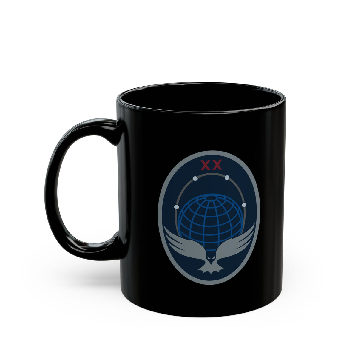 Black Mug (11oz, 15oz) - USSF - 20th Space Surveillance Squadron wo txt