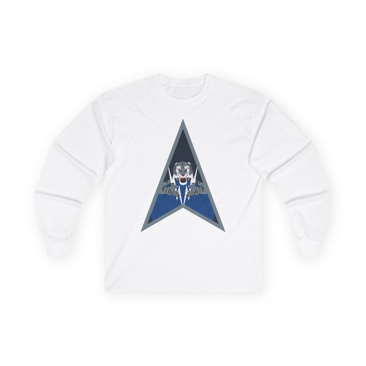 Unisex Ultra Cotton Long Sleeve Tee - USSF - Space Delta 5 wo txt