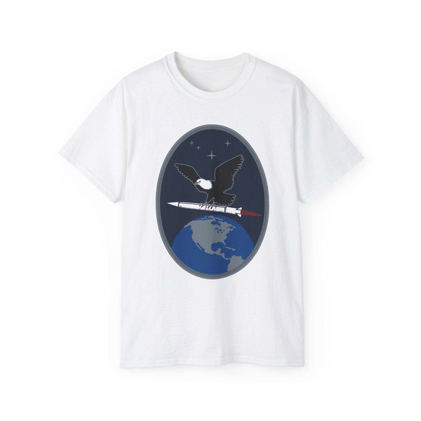 Unisex Ultra Cotton Tee - USSF - 2nd Space Warning Squadron wo txt X 300