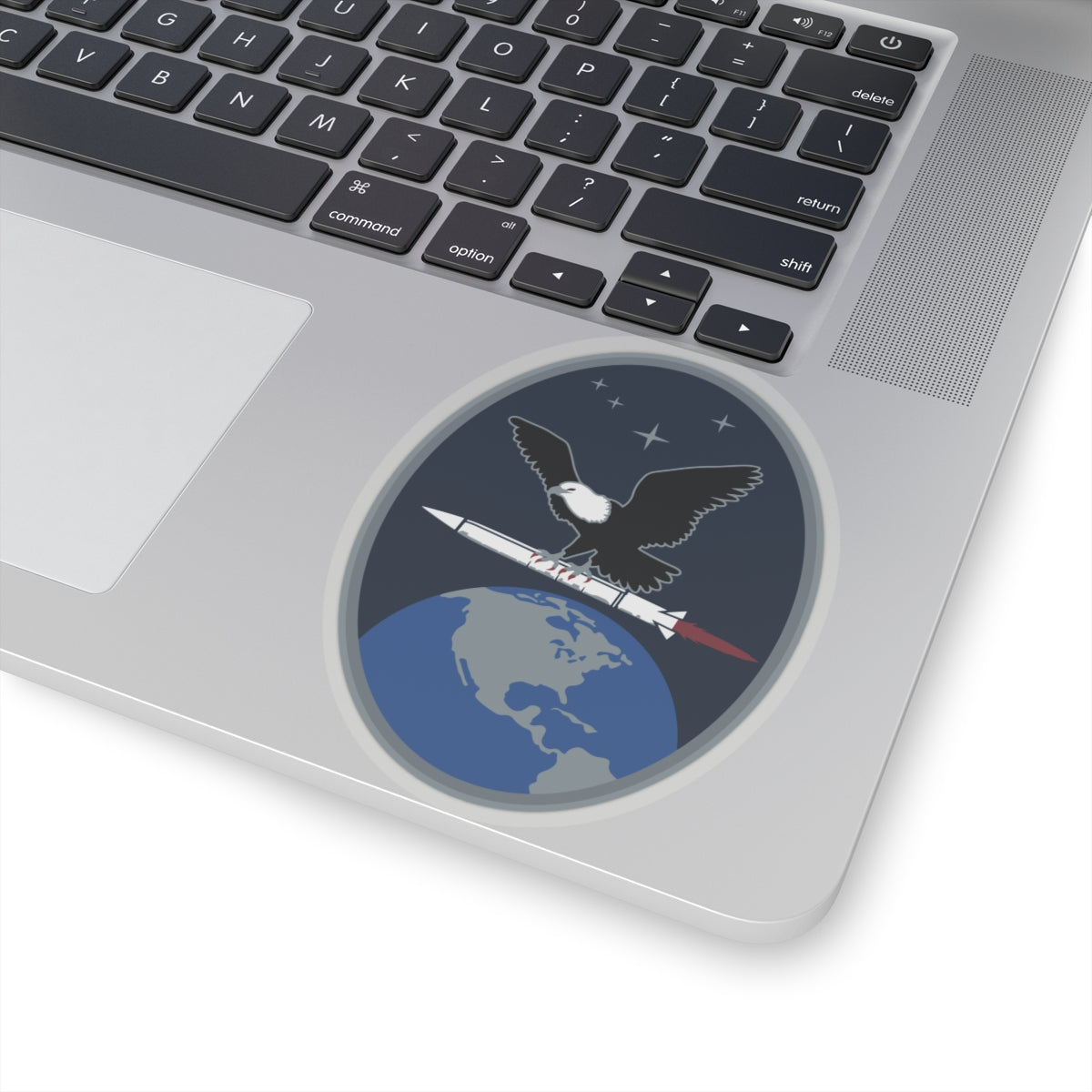 Kiss-Cut Sticker - USSF - 2nd Space Warning Squadron wo txt X 300