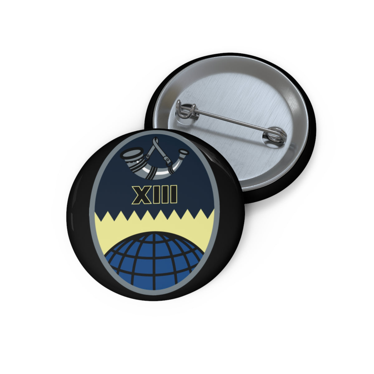 Custom Pin Button - USSF - 13th Space Warning Squadron wo txt