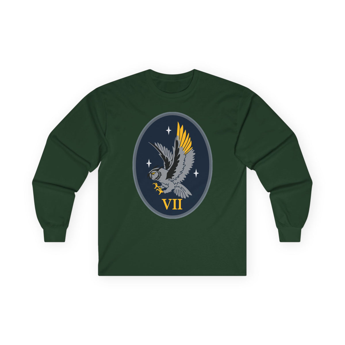 Unisex Ultra Cotton Long Sleeve Tee - USSF - 7th Space Warning Squadron wo txt