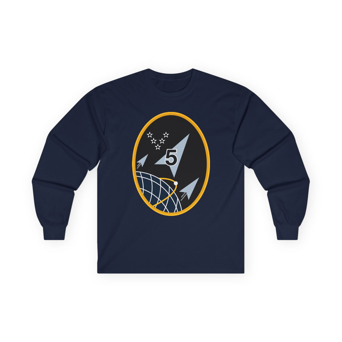 Unisex Ultra Cotton Long Sleeve Tee - USSF - 5th Space Launch Squadron wo txt X 300