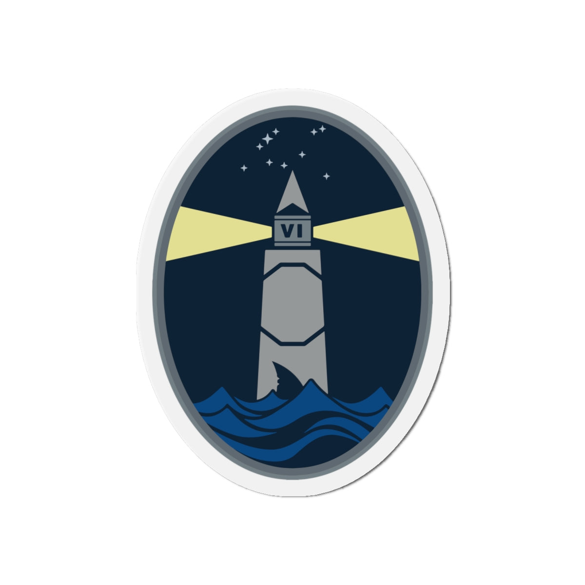 Die-Cut Magnet - USSF - 6th Space Warning Squadron wo txt X 300