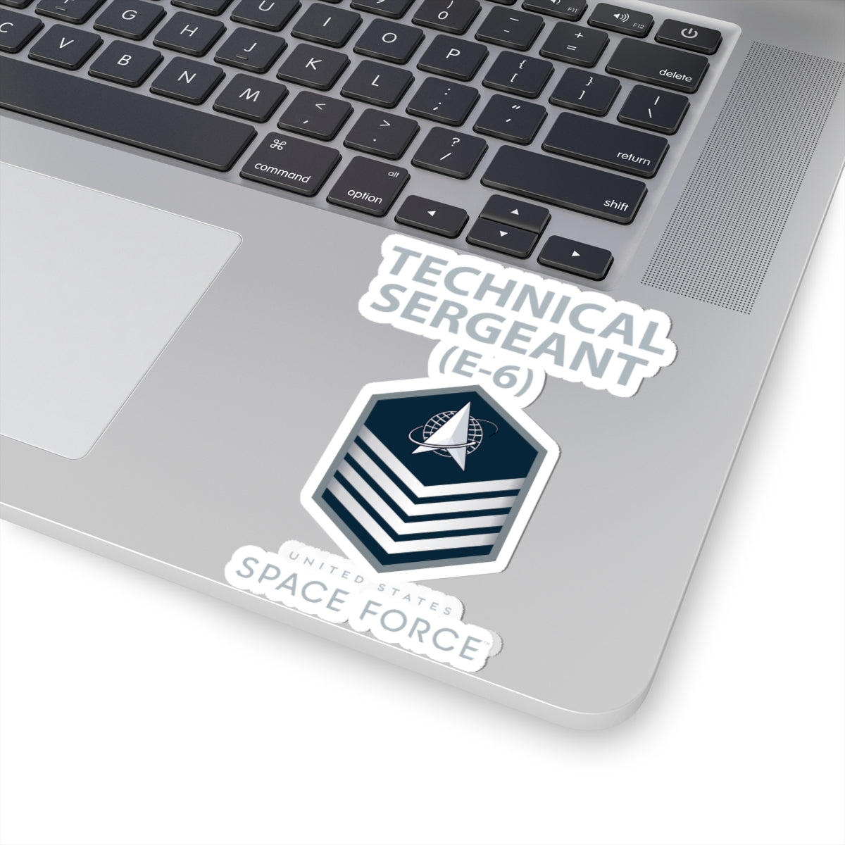 Kiss-Cut Sticker - USSF - E6 Technical Sergeant - US Space Force