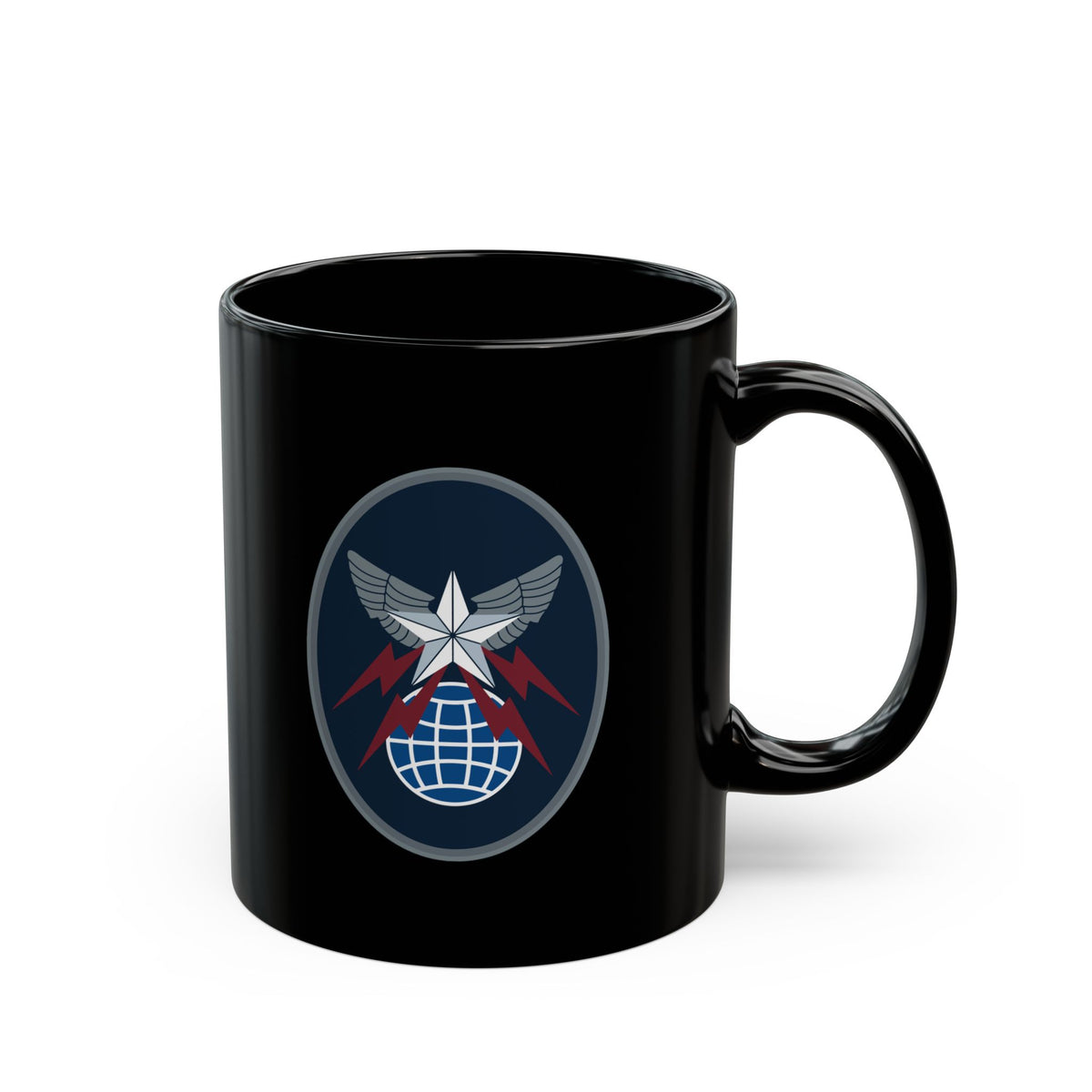 Black Mug (11oz, 15oz) - USSF - 6th Space Warning Squadron wo txt