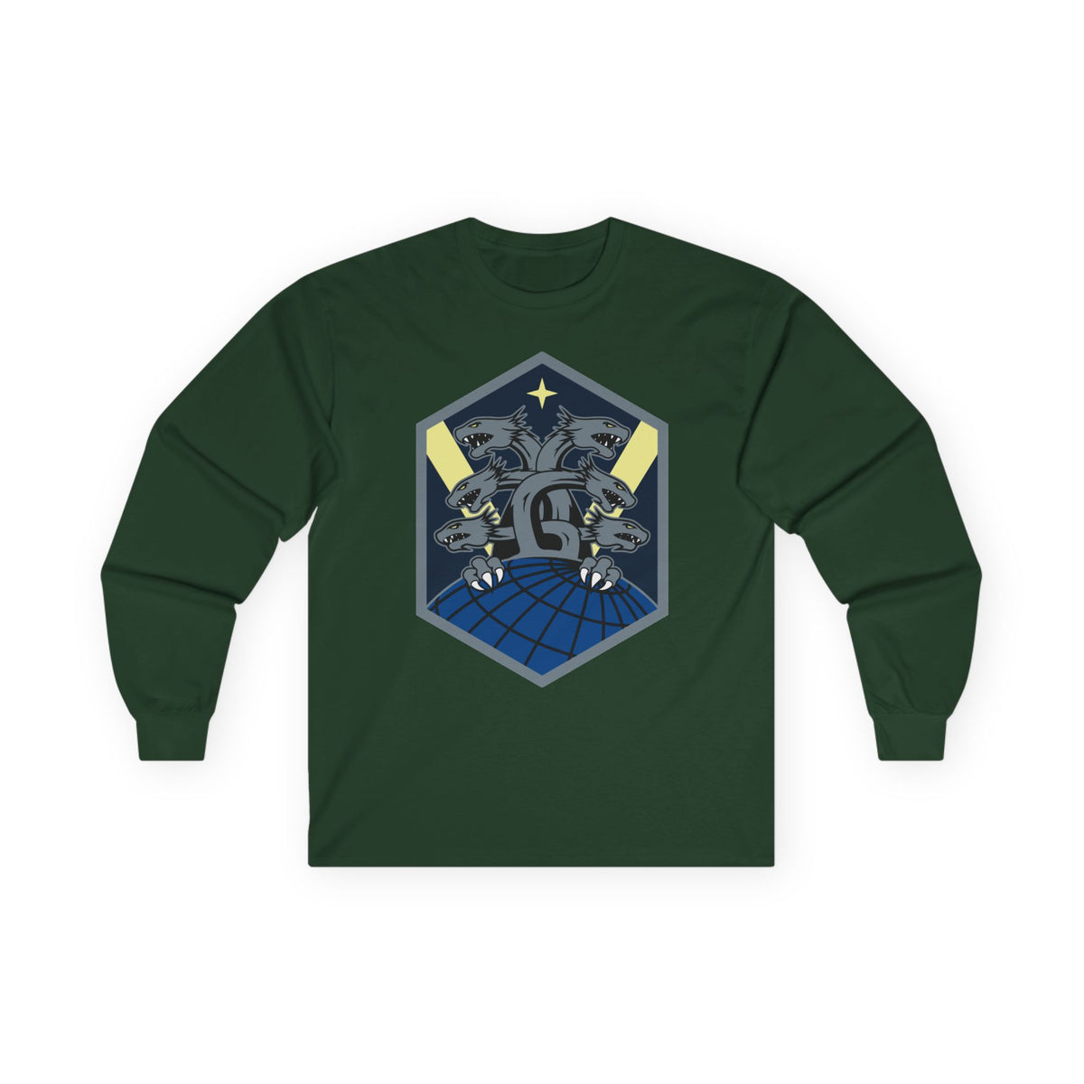 Unisex Ultra Cotton Long Sleeve Tee - USSF - Space Base Delta 1 wo txt