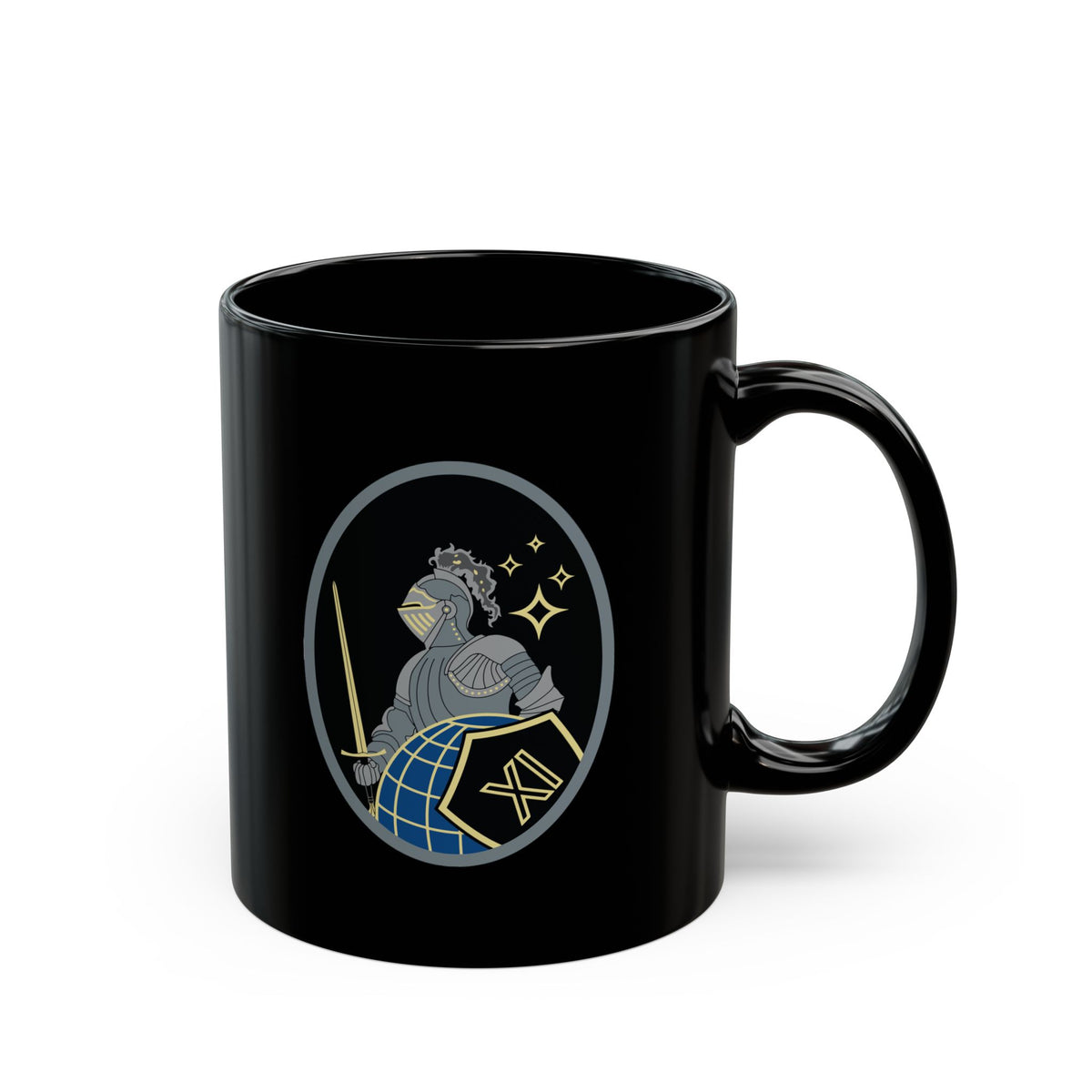 Black Mug (11oz, 15oz) - USSF - 11th Space Warning Squadron wo txt