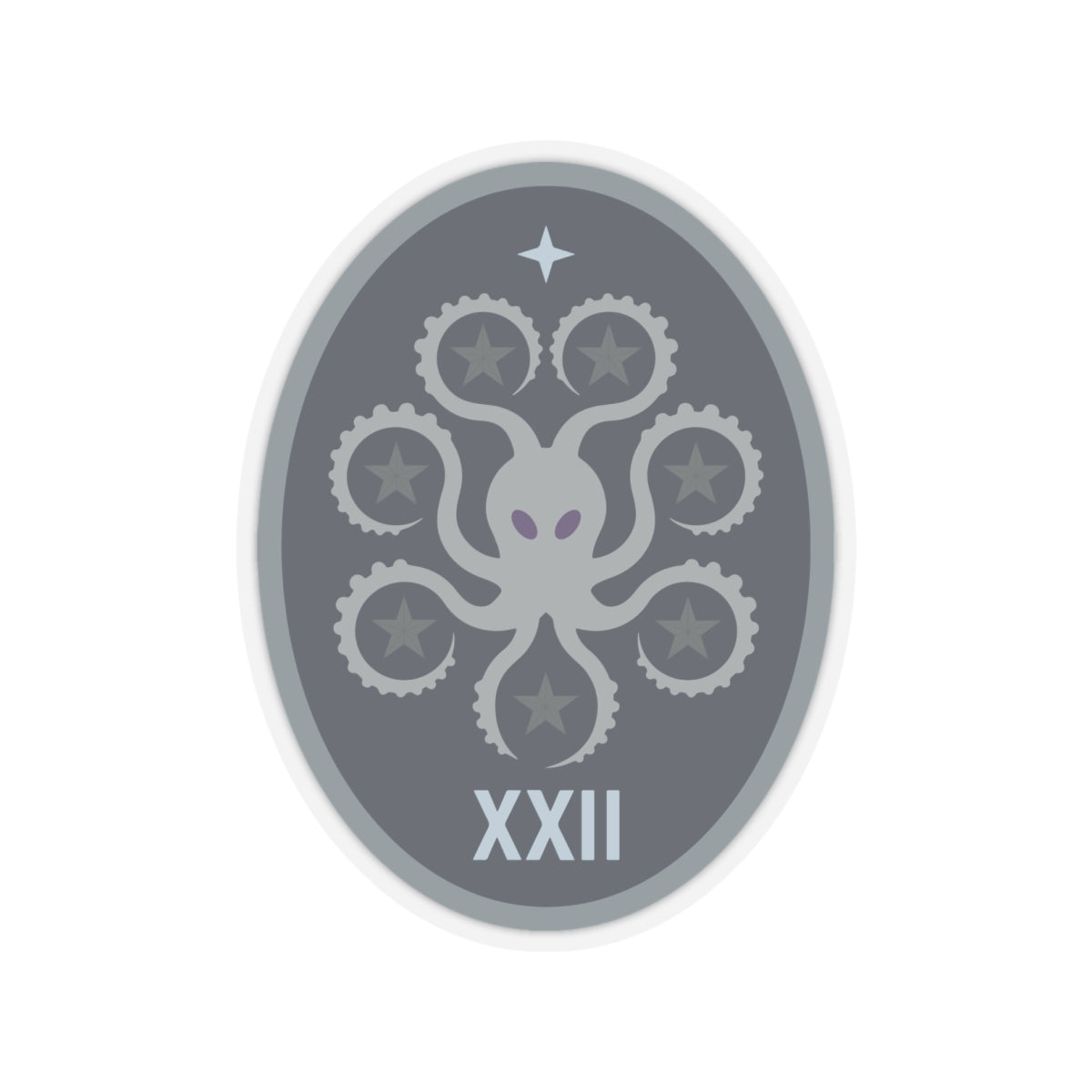 Kiss-Cut Sticker - USSF - 22nd Space Operations Squadron wo txt