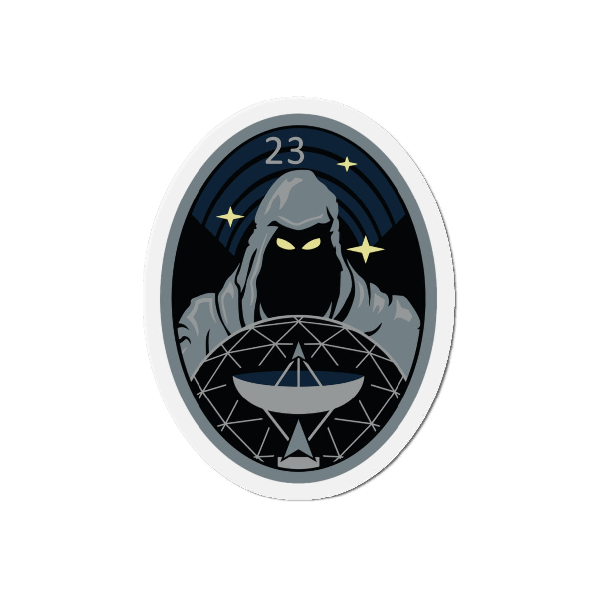 Die-Cut Magnet - USSF - 23rd Space Operations Squadron wo txt