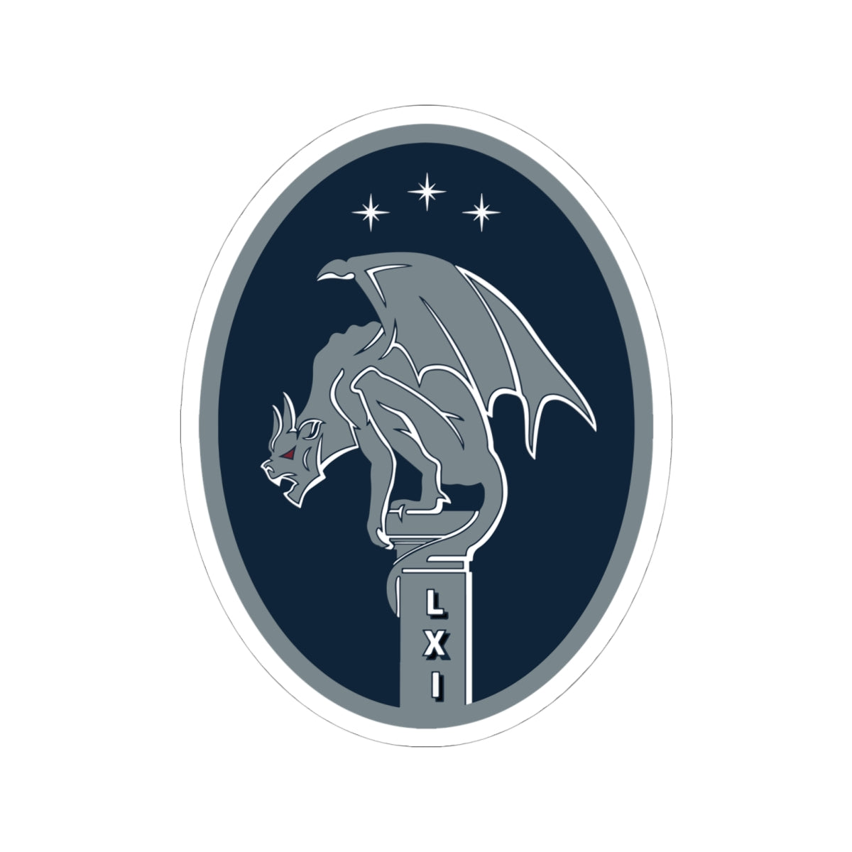 Kiss-Cut Sticker - USSF - 61st Cyberspace Squadron wo txt